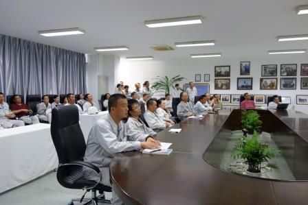 TSUNEISHI GROUP (ZHOUSHAN) SHIPBUILDING, Inc.: First QC initiative briefing held